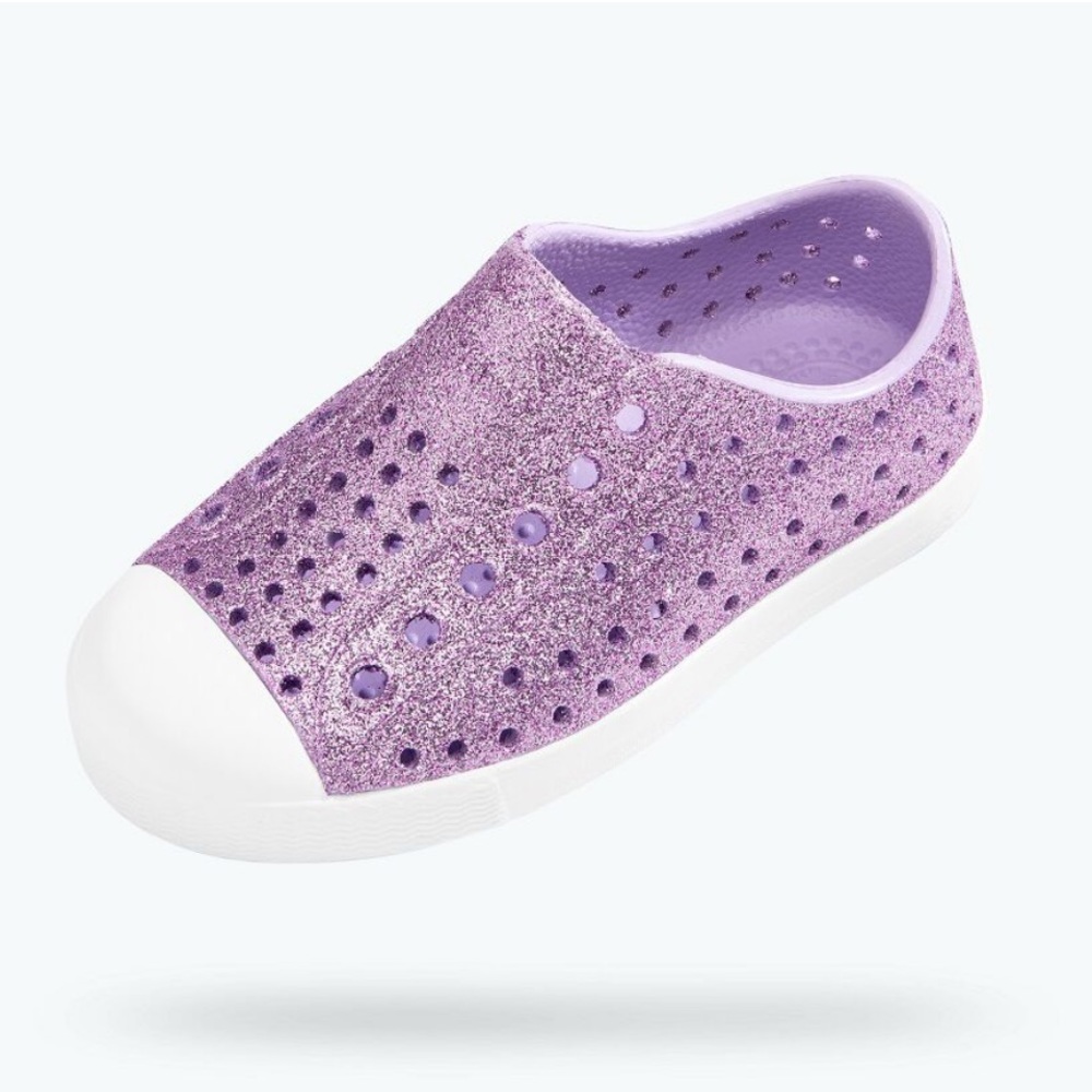 Native shoes Jefferson Bling Powder Bling/ Shell White